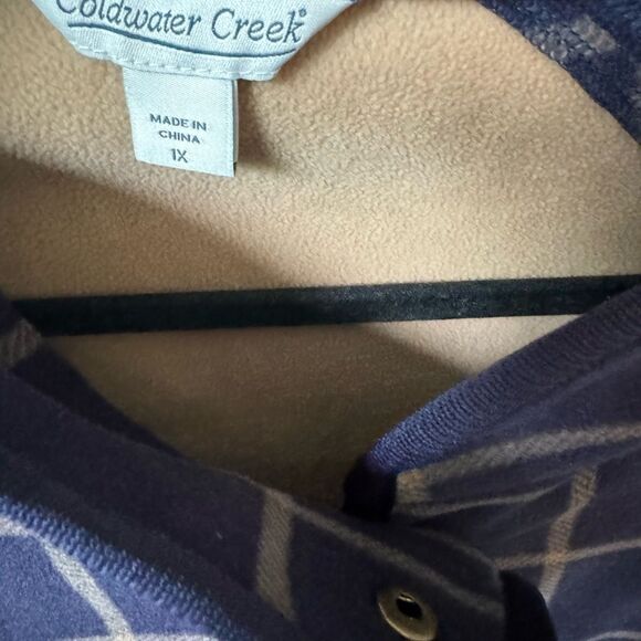 WOMENS PLUS SIZE COLDWATER CREEK COAT SIZE 1X. - Picture 3 of 3